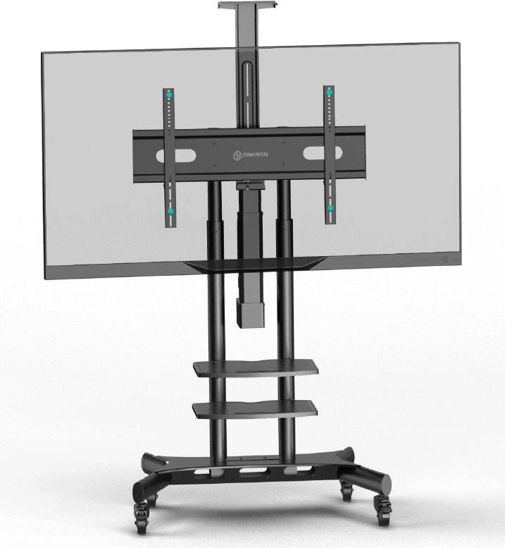 Soporte móvil para Pantallas de hasta 86&quot; motorizado (posición vertical y horizontal) 