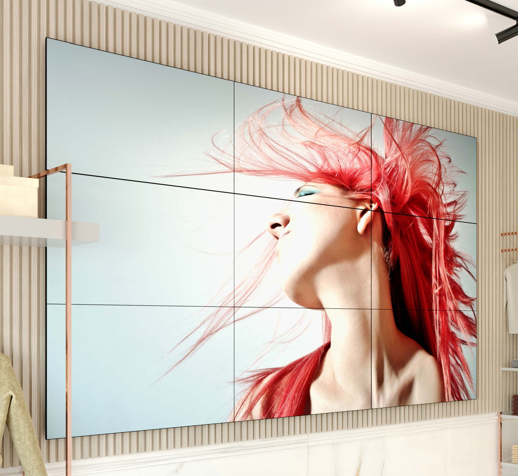 Videowall 55&quot; | 500cd/m2 (typ.) | bísel 3,5mm Dabliu LCD