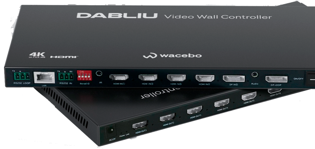 Controlador per a videowall Dabliu | 9x pantalles 4xHDMI-In 9xHDMI-Out