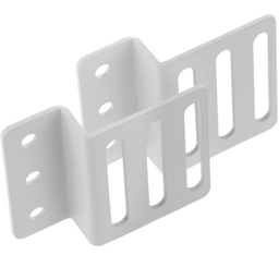 [WM072] Kit montaje de regleta rack 19” de fijación vertical en armario de transporte blanco